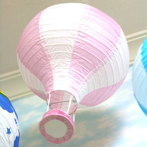 열기구-핑크+화이트(지름30cm)구름풍선,파티용품,이벤트용품파티용품