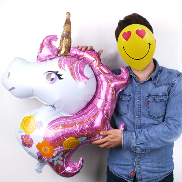 헬륨은박풍선 유니콘 풍선 놀이공원풍선 컨셉촬영파티용품
