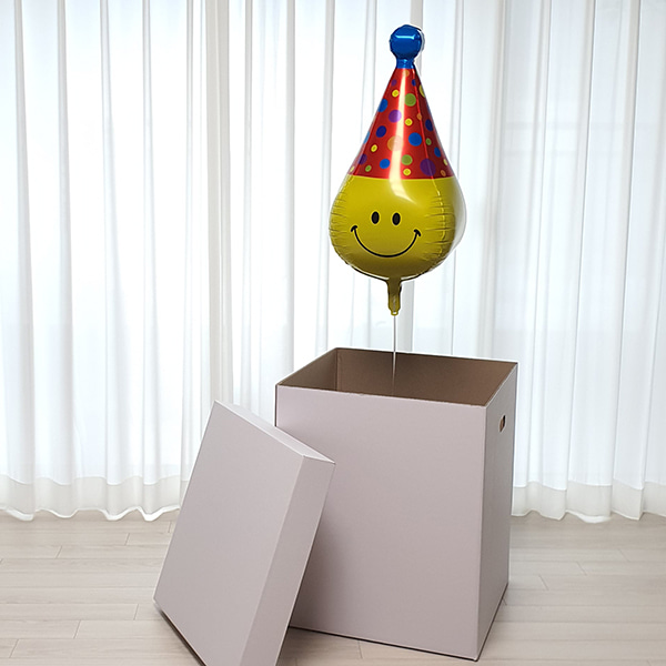 헬륨풍선 스마일 파티햇 생일파티 이벤트풍선파티용품