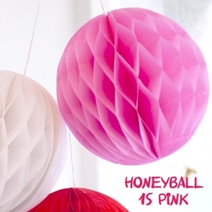 파티 허니볼 핑크(15cm) 생일파티용품,파티장식용품,이벤트용품파티용품