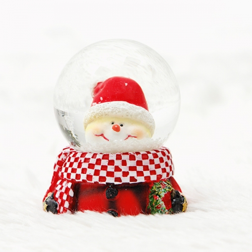 크리스마스 워터볼 스노우볼 4.5cm 눈사람파티소품