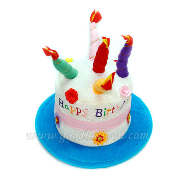 생일케익촛불모자-블루 /생일파티모자/촛불케이크모자파티용품