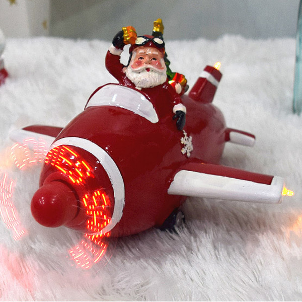 LED 산타비행기파티용품