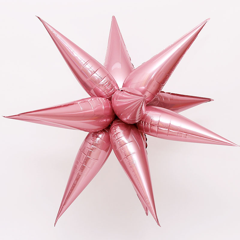 은박풍선 3D스타 핑크  90cm파티용품