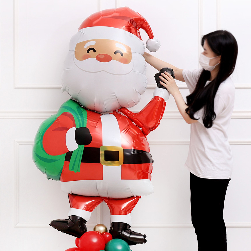 이태리은박풍선 스페셜딜리버리팩 초대형 산타 1.5m파티용품