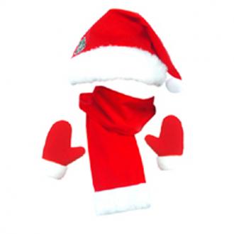 산타의상세트 아동용 모자목도리장갑set