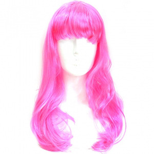 긴생머리가발[핑크]파티가발,파마가발,이벤트가발파티용품