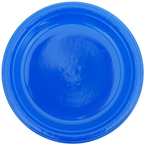 PVC접시]블루(22cm-10개입)플라스틱접시,생일파티,키즈파티,파티소품,파티용품,테이블셋팅,센터피스,접대접시,아이생일용품파티용품